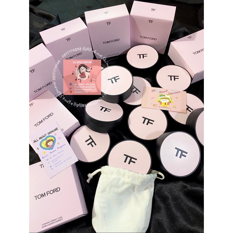 Phấn nước - CUSHION TOMFORD SOLEIL trắng - TRACELESS Đen PHẤN NƯỚC có bill
