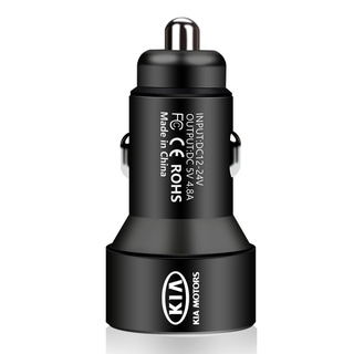 Tẩu sạc điện thoại có màn hình hiển thị kỹ thuật số cổng usb cho xe hơi KIA