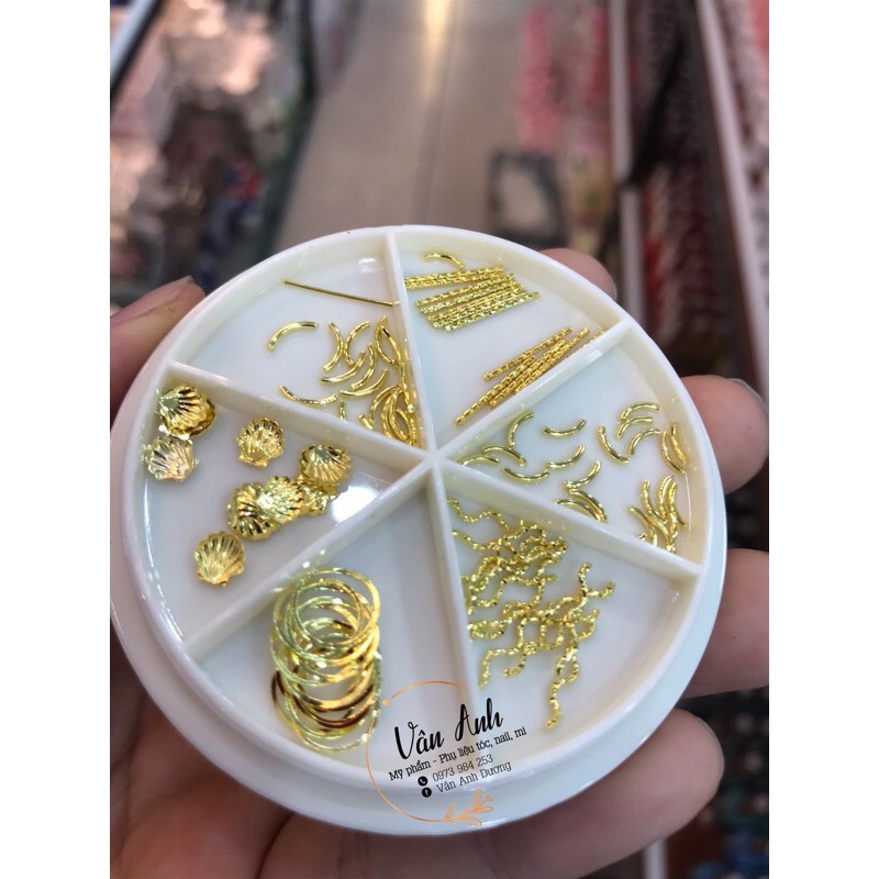 Sét Charm Phụ Kiện Trang Trí Móng Tay ( Phụ Kiện Nail)