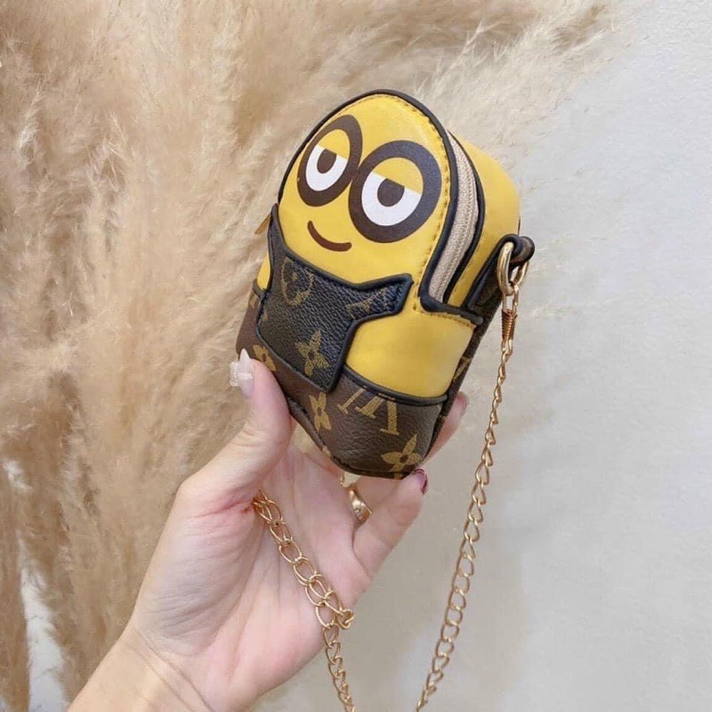 Túi minion vàng mắt to đeo chéo nữ cute dễ thương đẹp giá rẻ đi chơi thời trang hàn quốc DC357