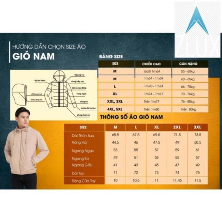 Áo Khoác Gió Nam 2 Lớp Có Mũ Thương Hiệu YODY Áo Gió Nam In Loang AKM4687 -gt3 HOT T2 ⚡ #
