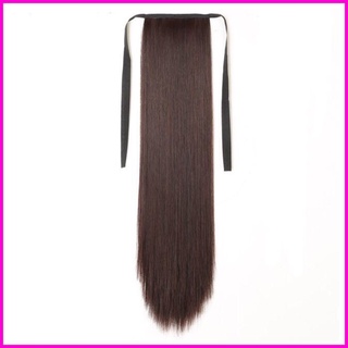 Tóc giả nữ cột buộc thẳng 50cm kèm ảnh thật