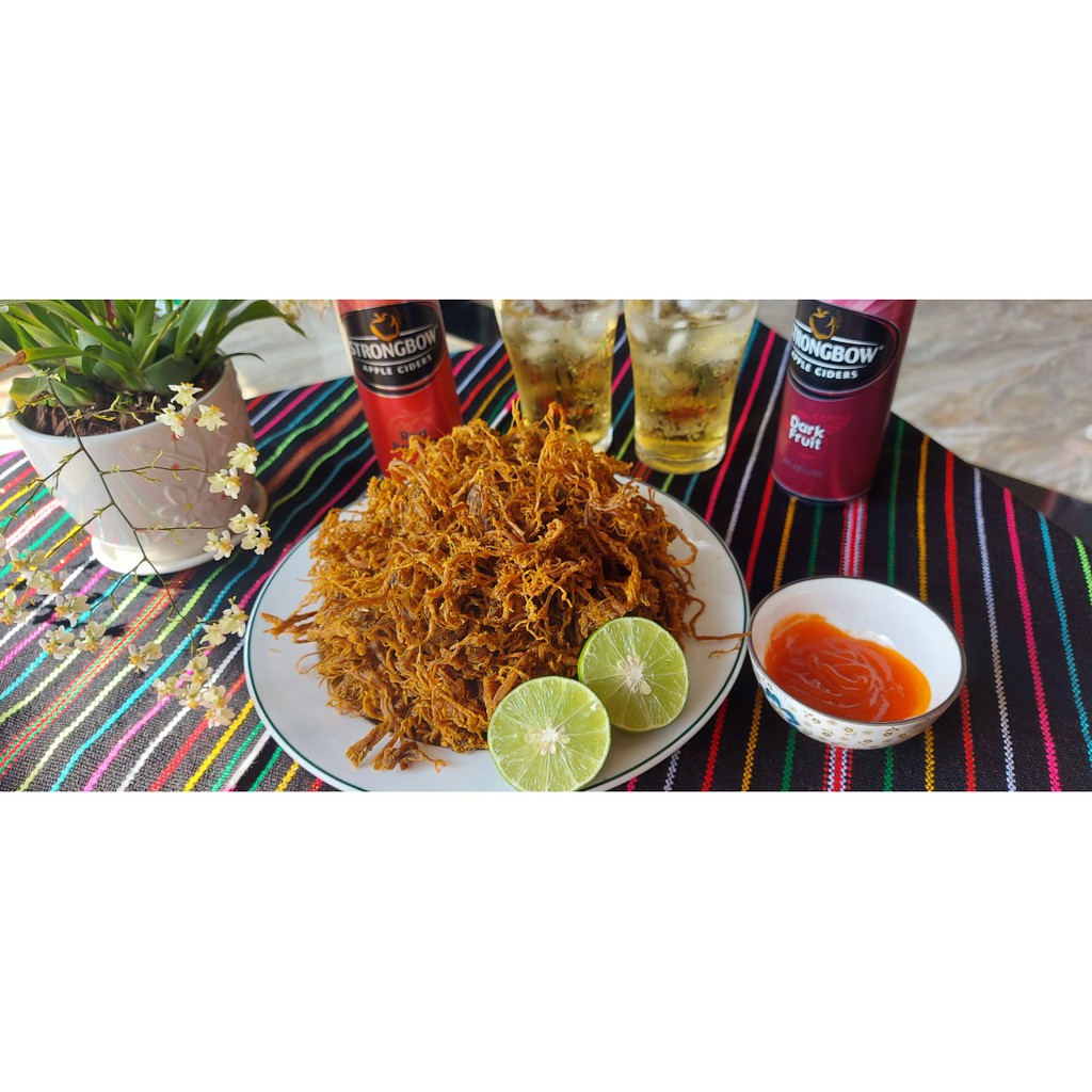 Bò Khô Sợi 500g Bò khô xé sợi Đặc Sản Tây Nguyên Chị Ba Gia Lai