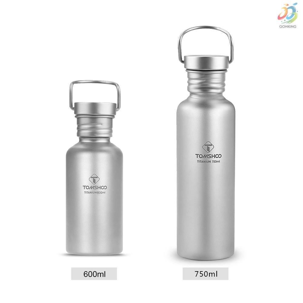 Bình nước TOMSHOO bằng titan siêu nhẹ dung tích 700ml tiện dụng cho du lịch ngoài trời
