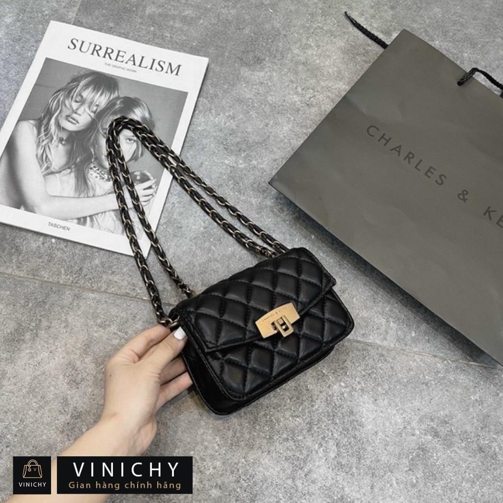 Túi xách nữ mini đeo chéo, túi đi chơi, đi học VINICHY, da cao cấp size 16cm HA212