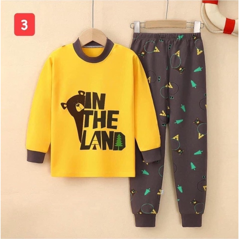 Bộ Cotton dài tay cho bé có size đại