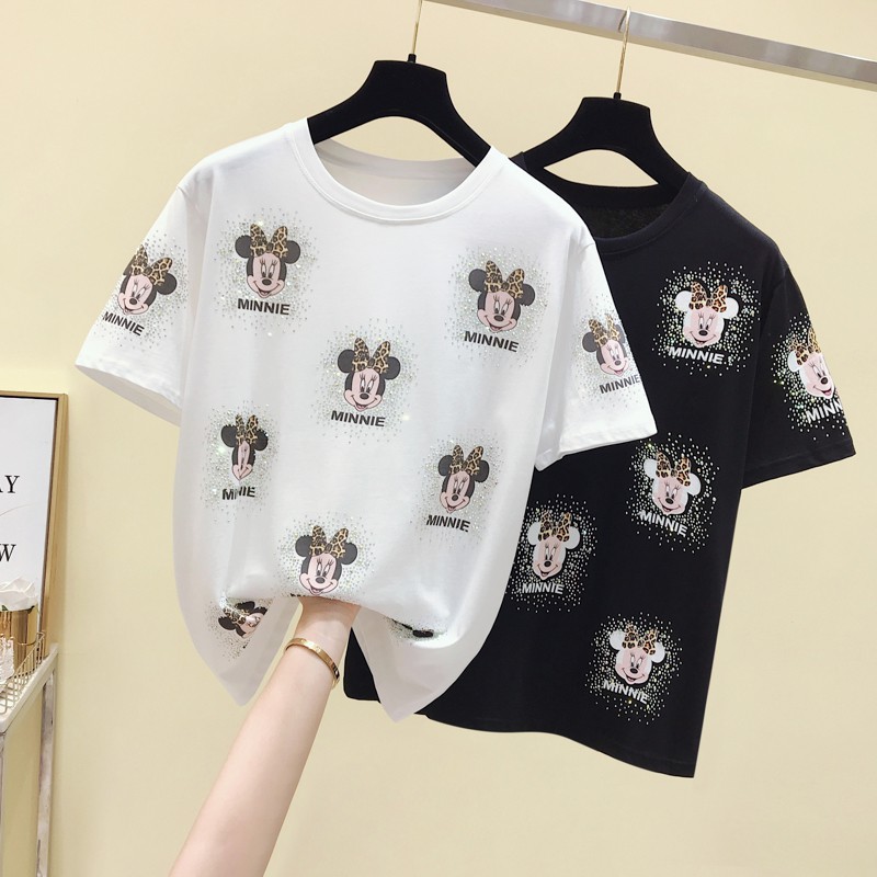 Áo thun nữ đính đá lấp lánh đủ size