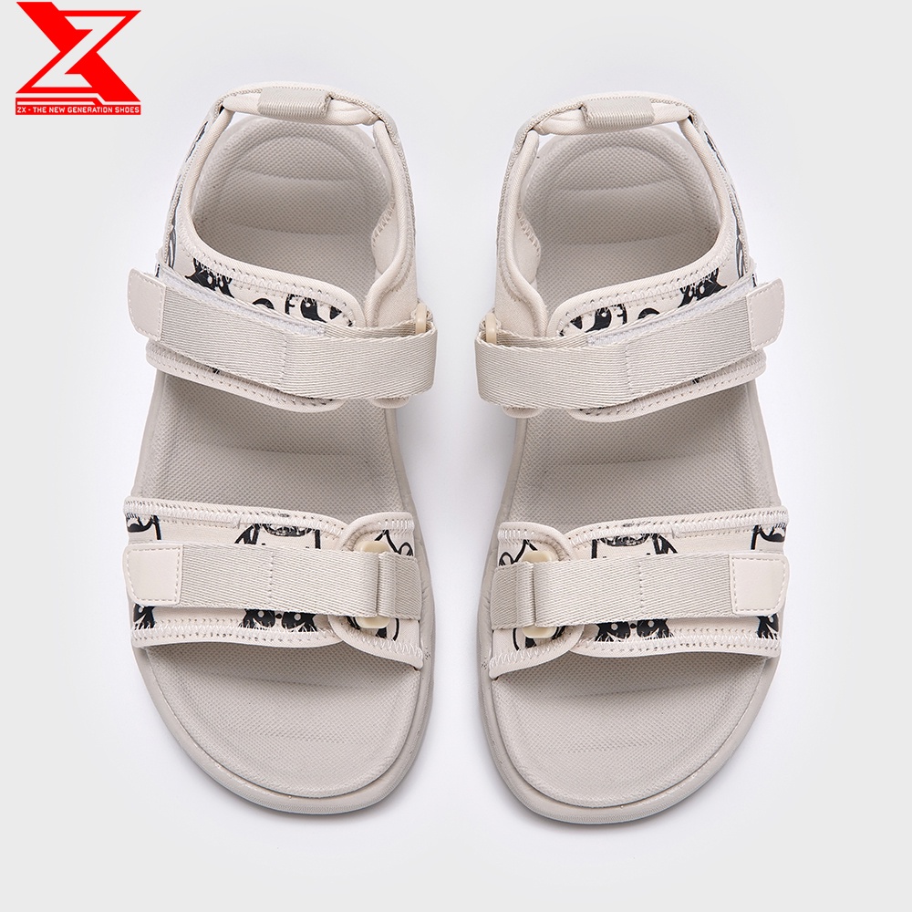 Giày Sandal Nam nữ ZX 2726 quai ngang Streetstyle Đế Phylon - Ver Raccoon