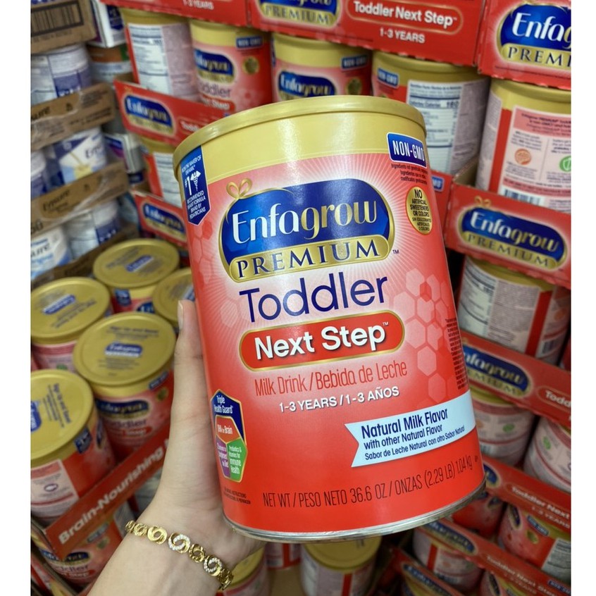 DATE 2023 Sữa Enfagrow Toddler Next Step 3 Nắp Vàng 1,04kg