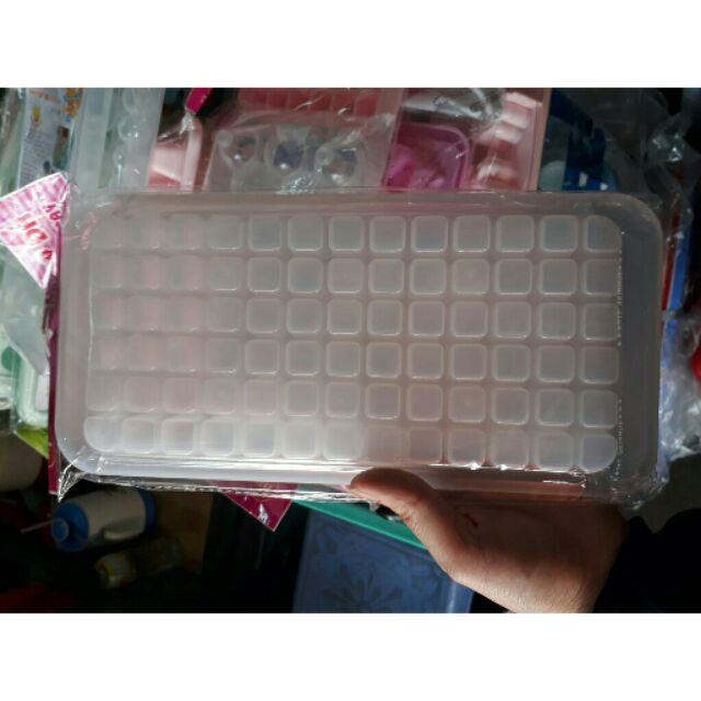 Khuôn 78 viên vuông khay rau câu phô mai, trái cây  thạch trà sữa khuôn socola viên - Ice cube tray for chocolate jelly