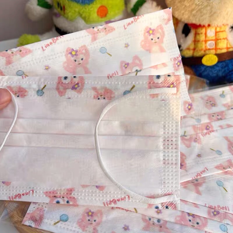 Khẩu Trang In Hình Phiên Bản Mới Dễ Thương ( Size Dành Cho Người Lớn )