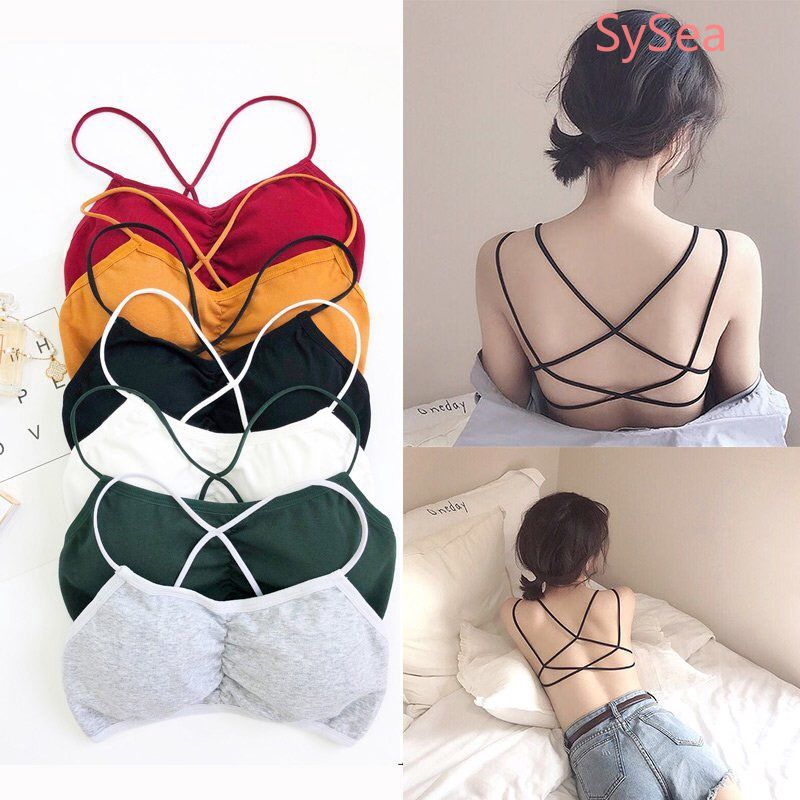 Women Sexy Tube Top Summer Student Casual Bra