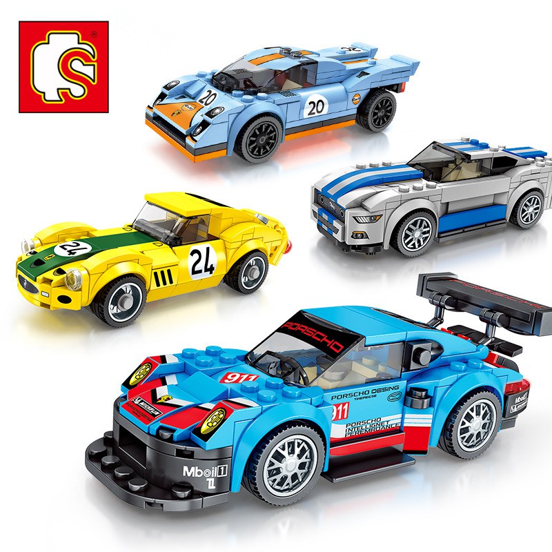 [Mã LIFE0503TOYS giảm 10% đơn 0Đ] New nonLego xe Sembo block đua lắp ghép kiểu bộ lắp ráp