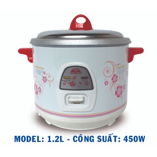 Nồi cơm điện kim cương nắp rời 1.2lr - dung tích 1.2l