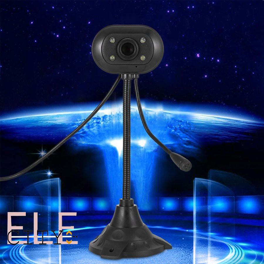 111ele}  Computer Camera Sensor Video Recording Web Camera with Mic Desktop   Laptop PC practical