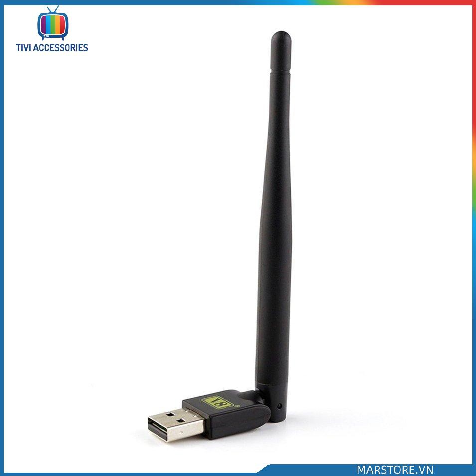 Đầu Thu Sóng Vệ Tinh Freesat Usb Wifi Có Ăng Ten Cho Freesat V7 V8 Series