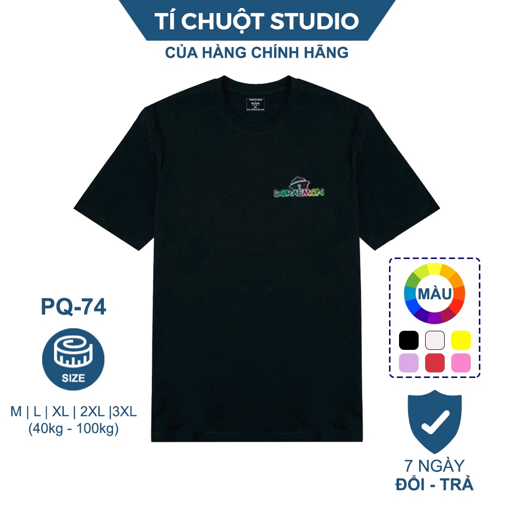 Áo thun phản quang doremon, áo phông nam nữ form rộng tay lỡ oversize - Tí Chuột Studio