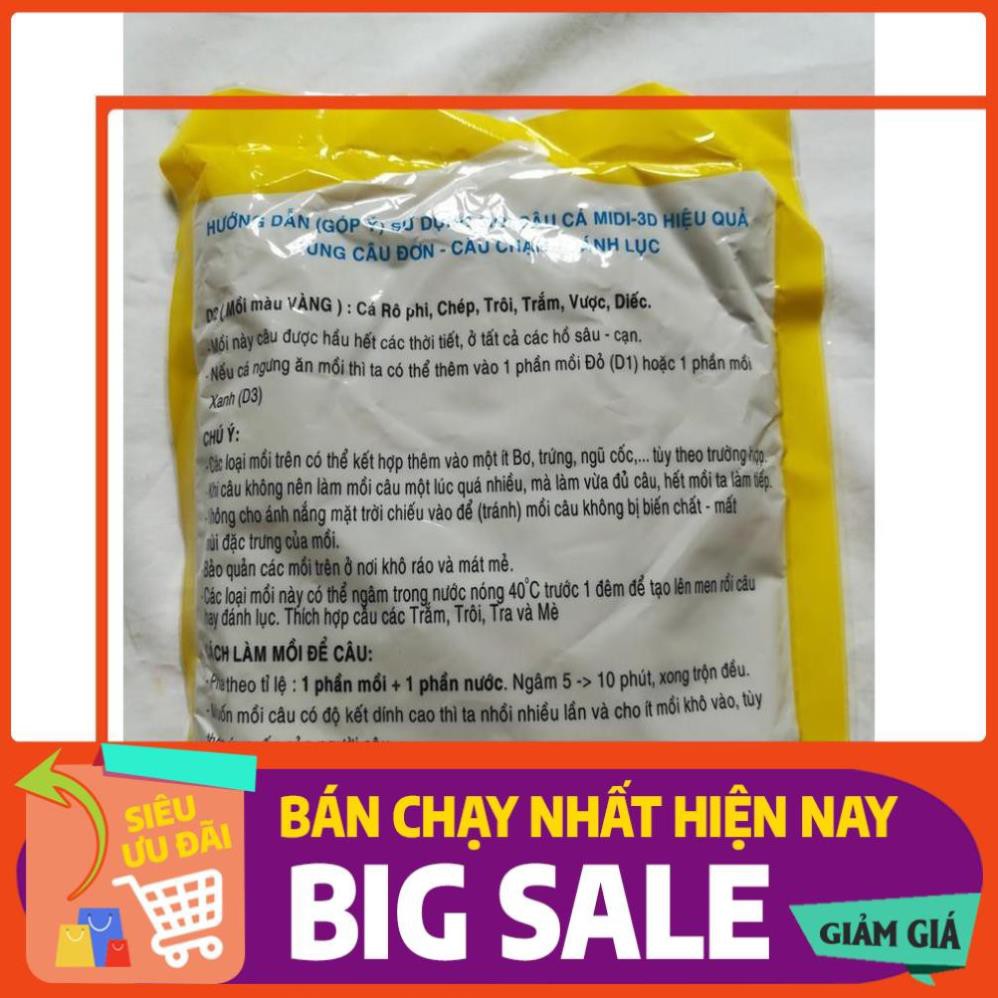 HOT Mồi Câu Cá D1 - D2 - D3 - 200Gr