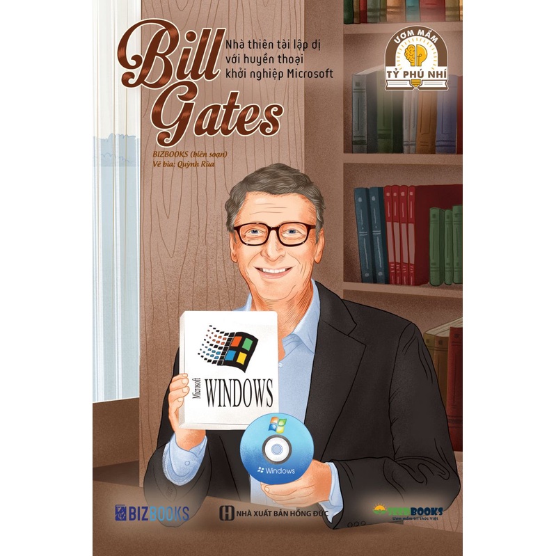 Sách - Bộ 10 cuốn ươm mầm tỷ phú nhí Bill Gates, Elon Musk, Steve Jobs, Trương Nhất Minh, Mark Zuckerberg, Jeff Bezos...