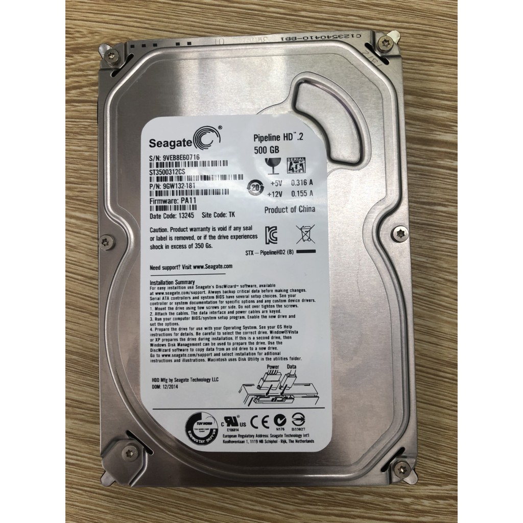 Ổ Cứng HDD Seagate 250GB/500GB New – Bảo hành 24 tháng