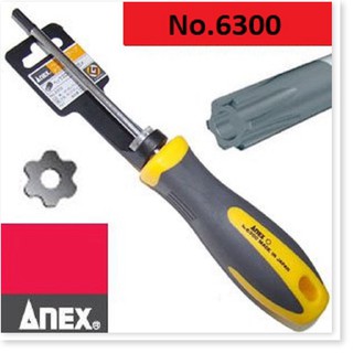 Tô vít hoa thị có lỗ No.6300 T9x60 Anex Nhật Bản
