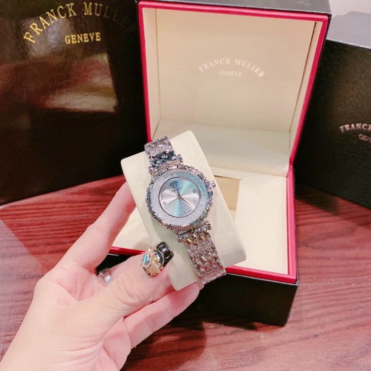 Đồng Hồ Thời Trang Nữ, Đồng Hồ Đeo Tay Đẹp VERSACE Dây Kim Loại Cao Cấp Chống Nước