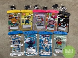 Túi chống nước các hình dễ thương cho điện thoại dưới 6.0 inch