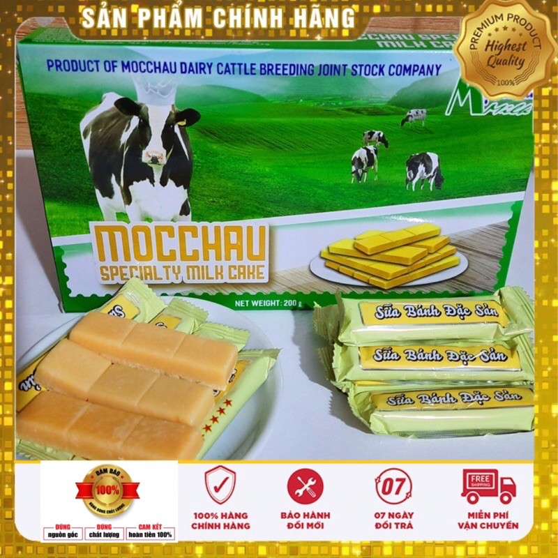 BÁNH SỮA MỘC CHÂU 200g  -ĐẶC SẢN MỘC CHÂU