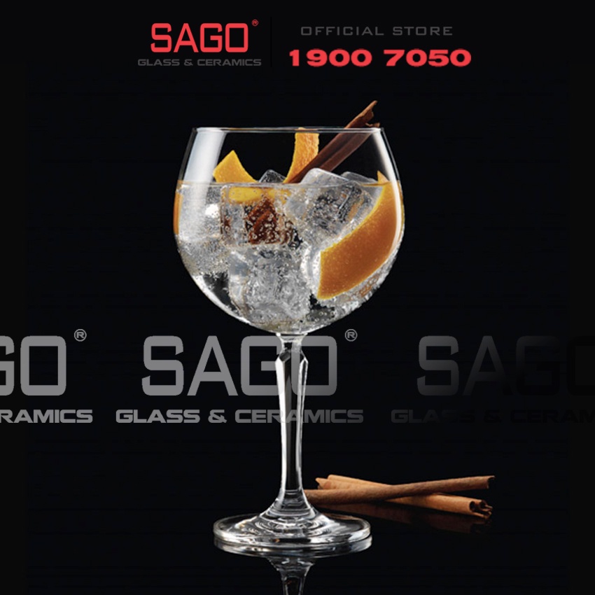 Ly Thủy Tinh Ocean Connexion Gin Cocktail 600ml | Nhập Khẩu Thái Lan