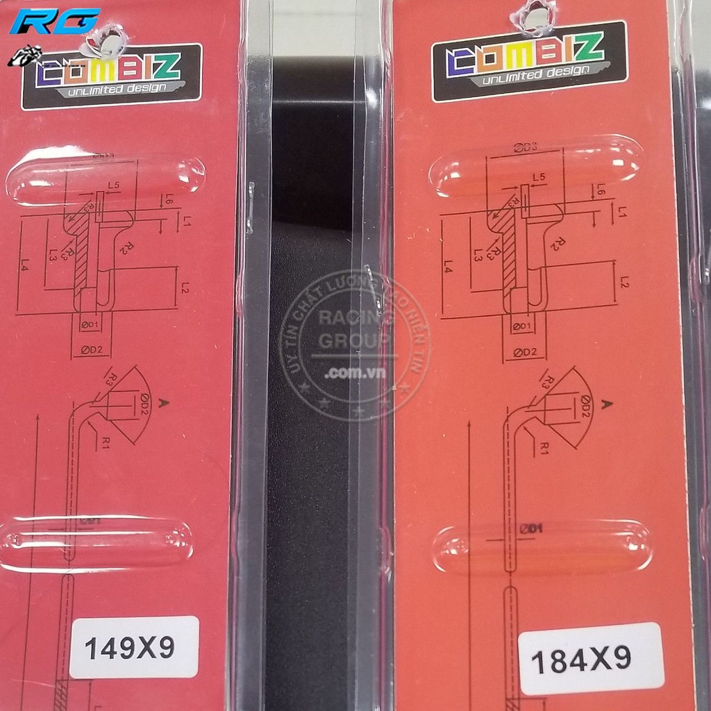 Bộ Căm Xe Máy Mạ Crom Combiz Size 89mm-129mm Lắp Xe Đi Bánh 14inch