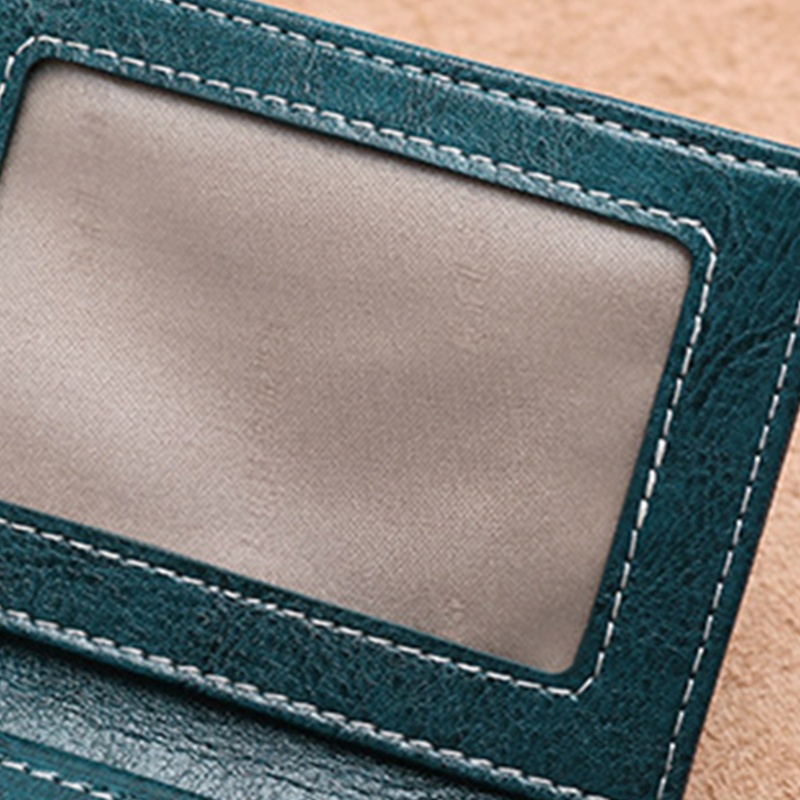 Youyo Ví Da Ngắn Đựng Thẻ Tín Dụng Phong Cách Retro Dành Cho Nữ