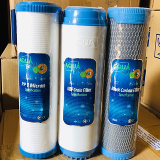 Bộ lõi 1,2,3 thương hiệu AQUA future (bộ 3 lõi lọc chất lượng nhất)