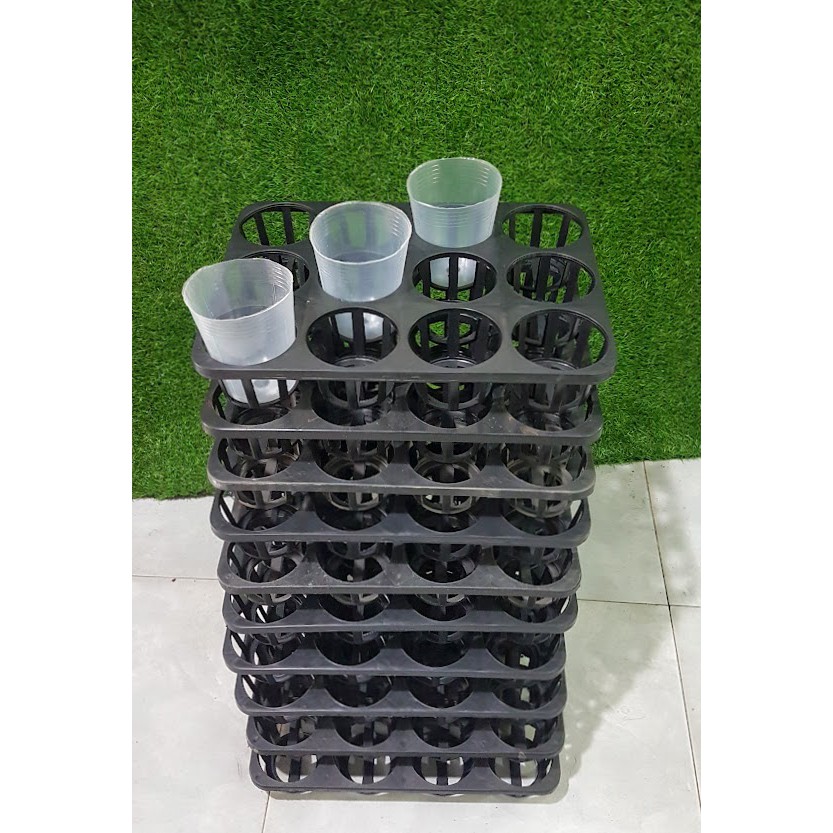 Combo 10 khay 3.5in dùng cho chậu 10cm chuyên dùng đựng chậu hồ điệp