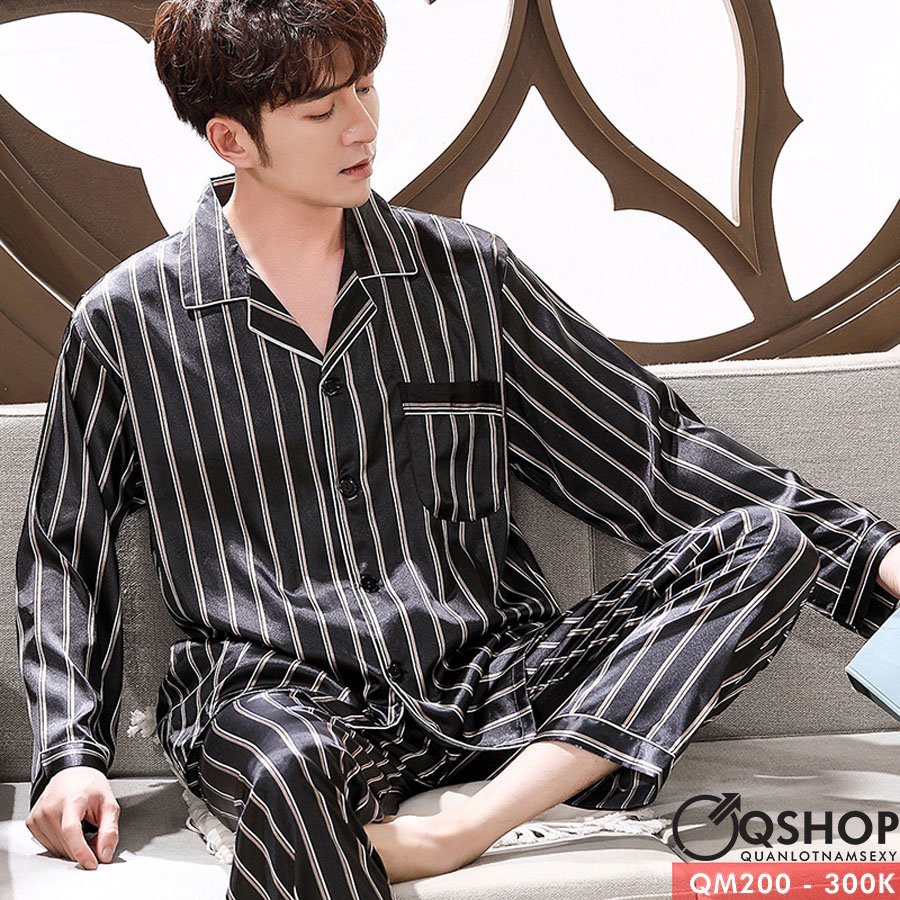 BỘ ĐỒ PIJAMA NAM MẶC NHÀ MẶC NGỦ QSHOP QM200-QM201