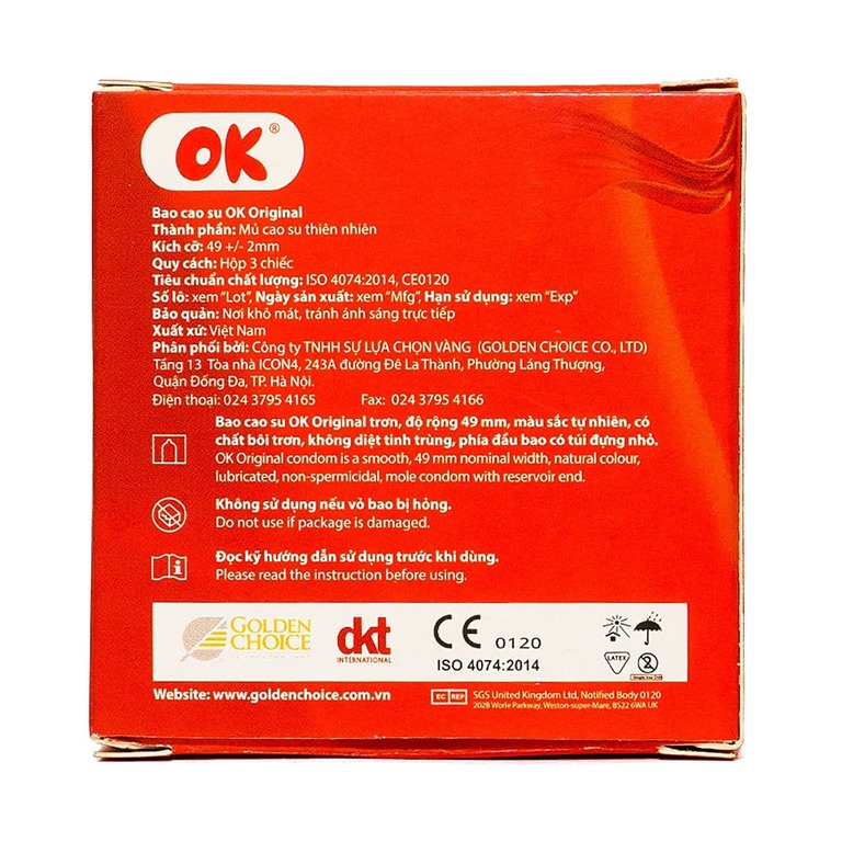 BCS OKE 3 CHIẾC 1 hộp