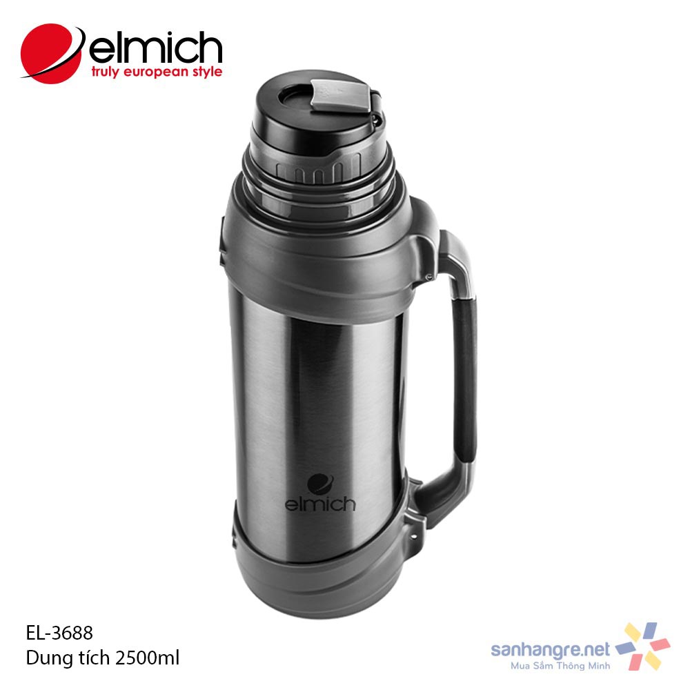 Bình giữ nhiệt inox 304 Elmich EL-3688 dung tích 2500ml xuất xứ CH Séc