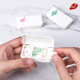 Hộp Đựng Thuốc Mini Nhiều Ngăn Tiện Lợi