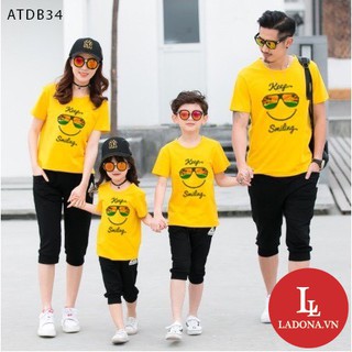 Áo Đôi Gia Đình Giá Rẻ MS03 (Giá 1 Áo)