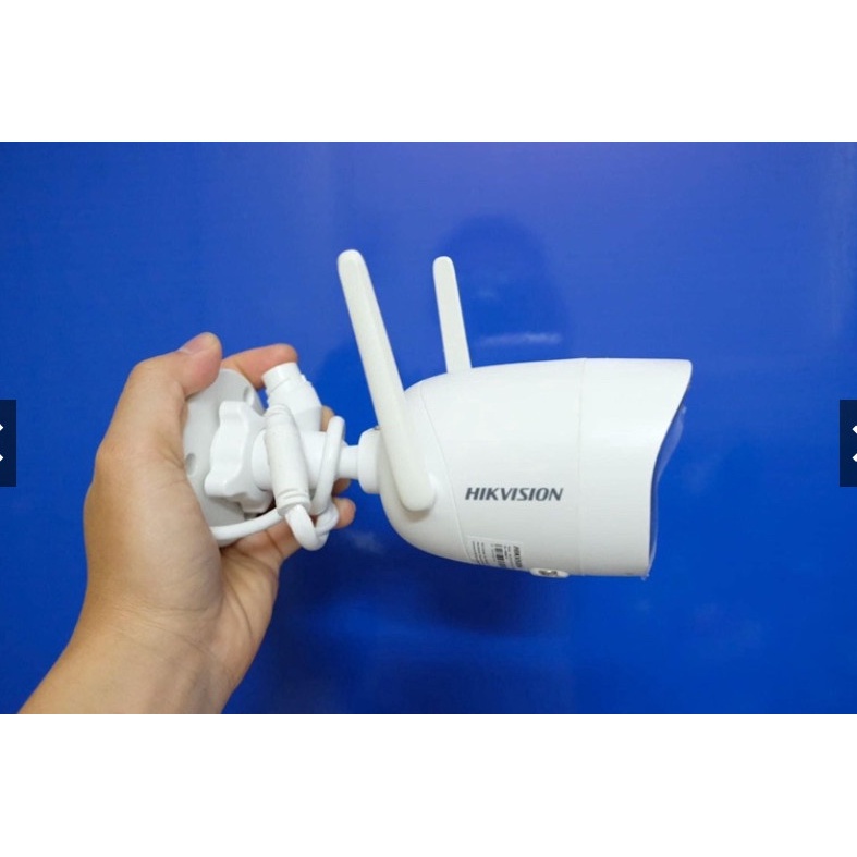 Bộ kit 4 Camera wifi và 1 đầu ghi IP thân trụ 2MP HIKVISION NK42W0H, không dây, có mic