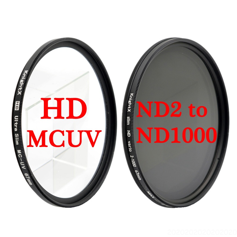 Bộ lọc có thể điều chỉnh cho máy ảnh Canon Nikon DSLR 49mm 52mm 55mm 58mm 62mm 67mm 72mm 77mm