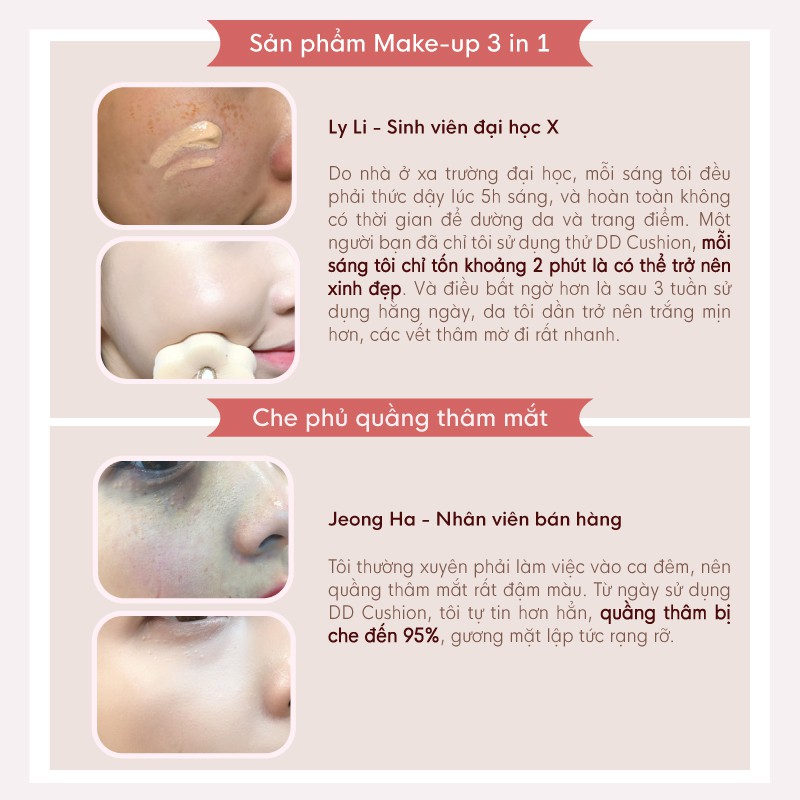 [SALE LỚN NOEL] Phấn nước GLAMRR Q LONG WEAR DD CUSHION - SPF50+/PA+++ (1 lõi x 13g) | BigBuy360 - bigbuy360.vn