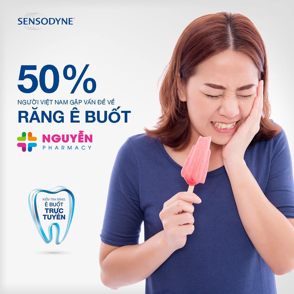 Kem Đánh Răng Sensodyne - Trắng Răng, Giảm Ê Buốt, Chảy Máu, Bảo Vệ Nướu Toàn Diện