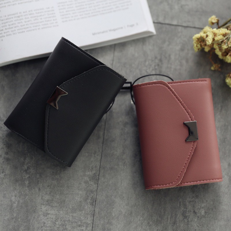 Ví cầm tay nữ- Ví ngắn nữ khoá mèo đáng yêu | BigBuy360 - bigbuy360.vn