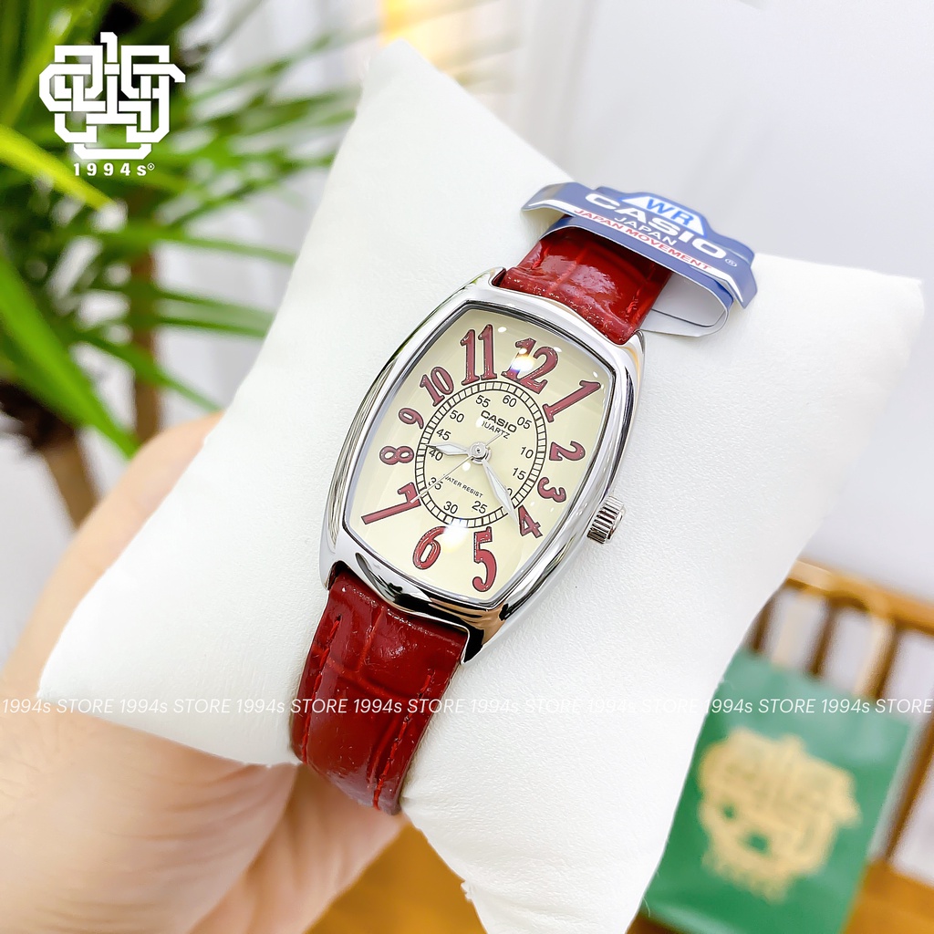 Đồng hồ nữ Casio LTP-1208E-9B2 dây da, chống nước, hàng chính hãng