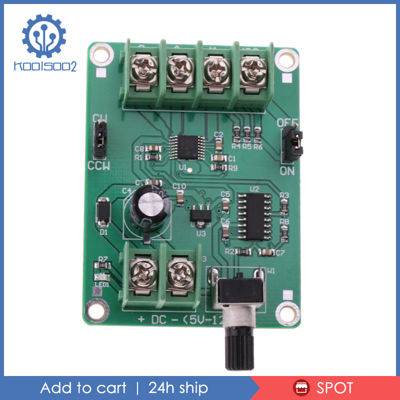 9-12V DC Brushless Motor Driver Board For Hard Drive 3/4 Wire Green