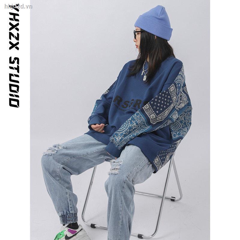 Áo sweater dáng rộng phong cách thu đông thời trang cá tính cho nam và nữ