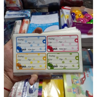 Nhãn Vở Campus (20 Cái)
