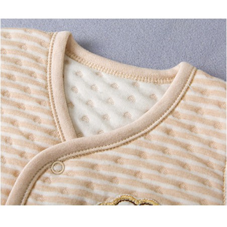 Áo gile trần bông cho bé 0-3 tuổi 100% cotton hữu cơ tự nhiên không chất tẩy nhuộm cực kỳ mềm mại và ấm áp