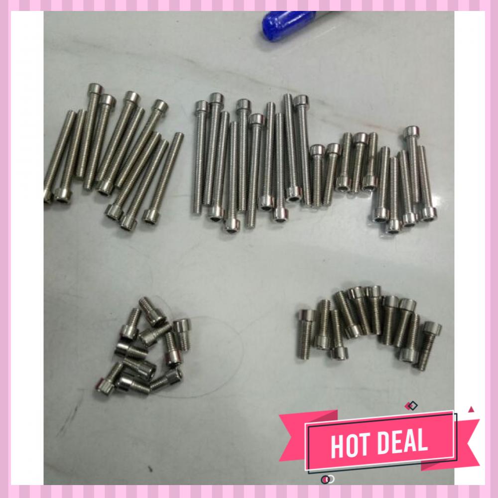 Ốc inox 6mm 20 con pkbt