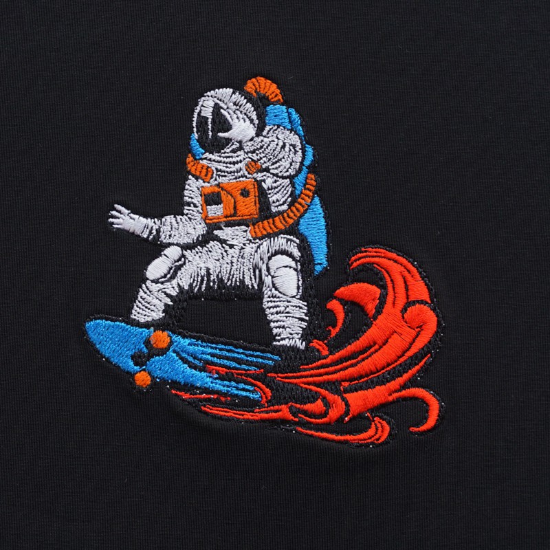 Áo Oversize Nam MYO Vải Cotton Thêu Phi Hành Gia